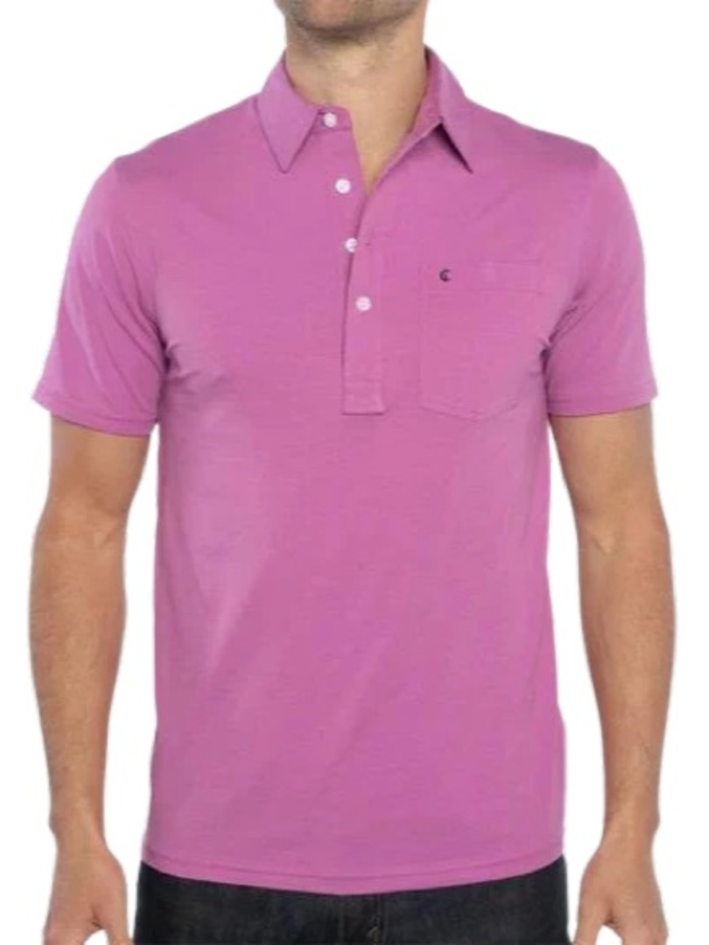 Men's Criquet Top-Shelf Players Men’s Polo in Lingonberry